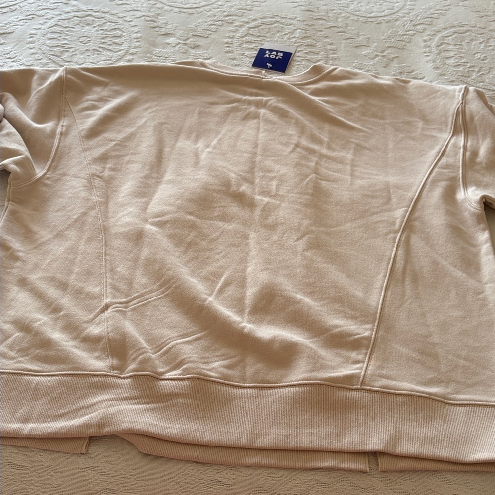 BNWT JoyLab Cream Pullover - Picture 9 of 11